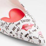Stessy 2.0 white stiletto heel with red lips and romantic print pattern — Aldo | Endless UAE