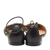 Femi Ankle Wrap Pointed Toe Flats