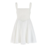 The Ultimate Muse High Waist Square Neck Mini Dress