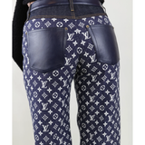 Monogram Denim Trousers