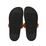 Hermes Empire suede goatskin womens sandal with brown strap and black sole — Hermes | Endless UAE