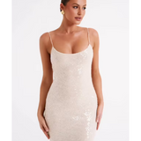 Brianna Sequin Maxi Dress