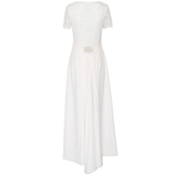 A-line Lace Wedding Dress with Sleeves