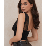 Issa Velvet Lace Corset