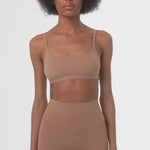 Beige booty boosting shorts with enhanced contouring design — Underhance | Endless UAE