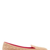 Quilted Suede Ballet Flats