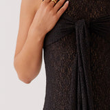 Midnight Muse Lace Mini Dress