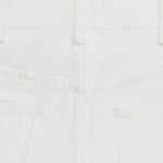 Folded white denim jeans with visible back pocket detail — Celine | Endless UAE