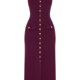 Sawyer Sleeveless Buttoned Maxi Dress