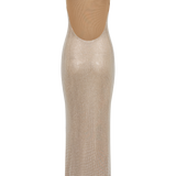 Jasmyn Hot Fix Maxi Dress With Mesh Back