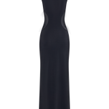 Massie Slinky And Mesh Maxi Dress