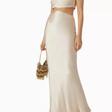 Kara Maxi Dress in Satin