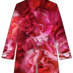 Woman wearing red floral blazer and matching pants set — Be Mystiqie | Endless UAE