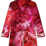 Woman wearing red floral blazer and matching pants set — Be Mystiqie | Endless UAE