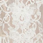 White lace mini dress with sweetheart neckline and fitted bodice — Bronx & Banco | Endless UAE
