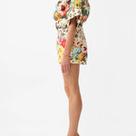 Floral print wrap top and shorts set with belt detail — Camilla | Endless UAE
