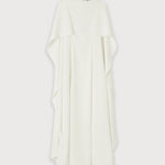 White cape midi dress with cutout details — Odd Muse | Endless UAE