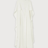 White cape midi dress with cutout details — Odd Muse | Endless UAE