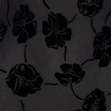 Black floral jacquard sleeveless maxi dress with side cutouts — Realisation Par | Endless UAE
