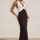 Tenaya Plunge V-Neck Maxi Dress