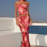 Verity Halter Neck Top & Maxi Skirt