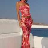 Verity Halter Neck Top & Maxi Skirt