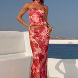 Verity Halter Neck Top & Maxi Skirt