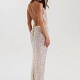 Crystal Quartz Draped Skirt