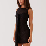 Midnight Muse Lace Mini Dress