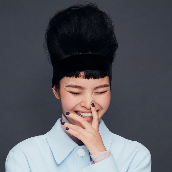 Easy-Up Do Texture Spray by Sam McKnight in dark blue bottle with gold text — Hair by Sam McKnight | Endless UAE