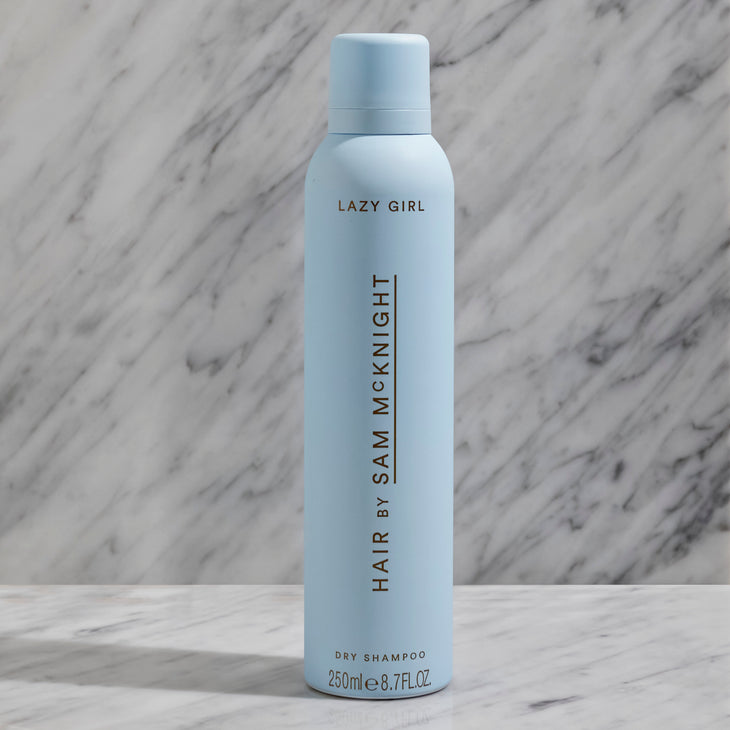 Lazy Girl Dry Shampoo aerosol spray bottle with packaging — Hair by Sam McKnight | Endless UAE