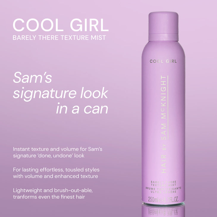 Cool Girl Texturising Mist in pink spray bottle with matching box — Hair by Sam McKnight | Endless UAE