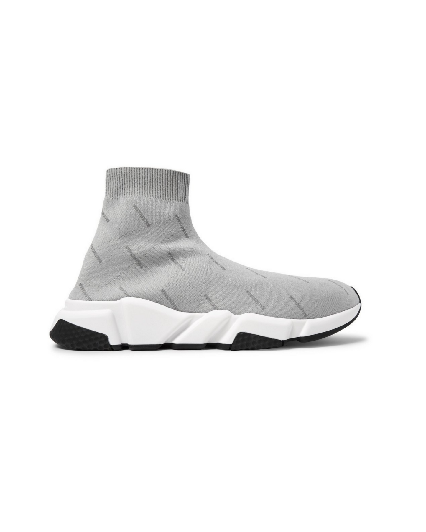 Balenciaga speed logo-print stretch-knit high-top sneakers best sale