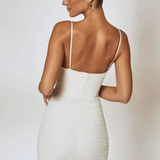 Jaded Ruched Corset Mini Dress