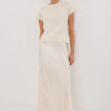 Charli Satin Maxi Skirt