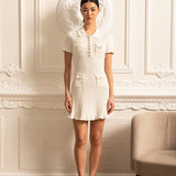 Short Sleeve Hourglass Diamond Dress