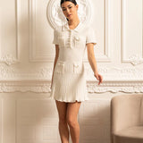 Short Sleeve Hourglass Diamond Dress