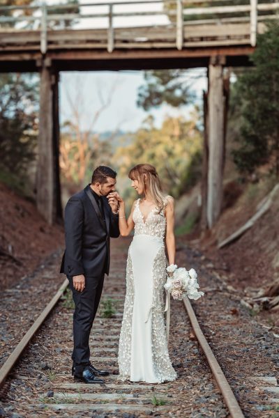 Naomi wedding dress by JESSICA COUTURE features delicate lace detailing with elegant backless design — JESSICA COUTURE | Endless UAE