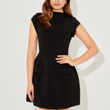 Cap Sleeve Mini Dress