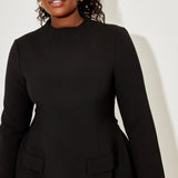 Split Sleeve Mini Dress