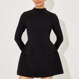 Split Sleeve Mini Dress