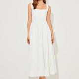 Square Neck Midi Dress