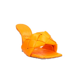 Intrecciato Leather Lido Slide Sandals