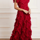 Genevieve Ruffle Gown