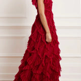 Genevieve Ruffle Gown