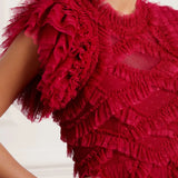 Genevieve Ruffle Gown