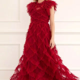 Genevieve Ruffle Gown