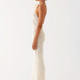 Gia Rose Halter Neck Maxi Dress