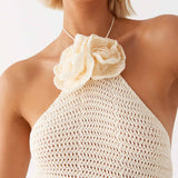 Gia Rose Halter Neck Maxi Dress