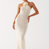 Gia Rose Halter Neck Maxi Dress